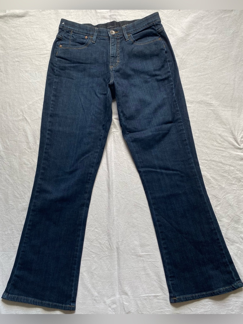 Lee Stretch Comfort Women's Dark Blue Flare Jeans SZ 10M